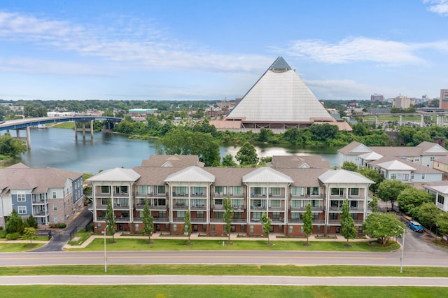 380 N Island Dr Unit 302, Memphis, TN 38103 - bird's eye view of a notable bridge and a large body of water