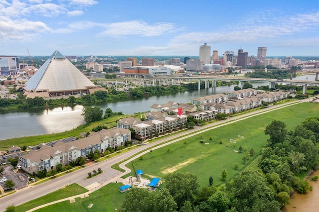 380 N Island Dr Unit 302, Memphis, TN 38103 - view of urban area featuring a large body of water and a notable bridge