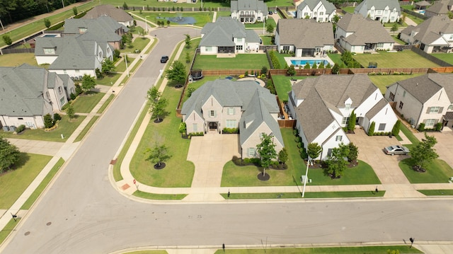 4712 Carousel Ln, Collierville, TN 38017 - aerial perspective of suburban area featuring a pool area