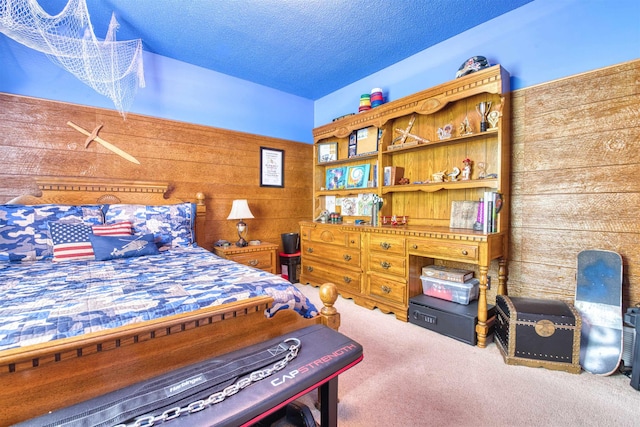 4362 Bridgestone Cir, Bartlett, TN 38135 - carpeted bedroom featuring a textured ceiling