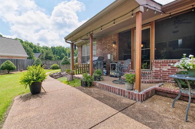 4362 Bridgestone Cir, Bartlett, TN 38135 - view of patio featuring area for grilling