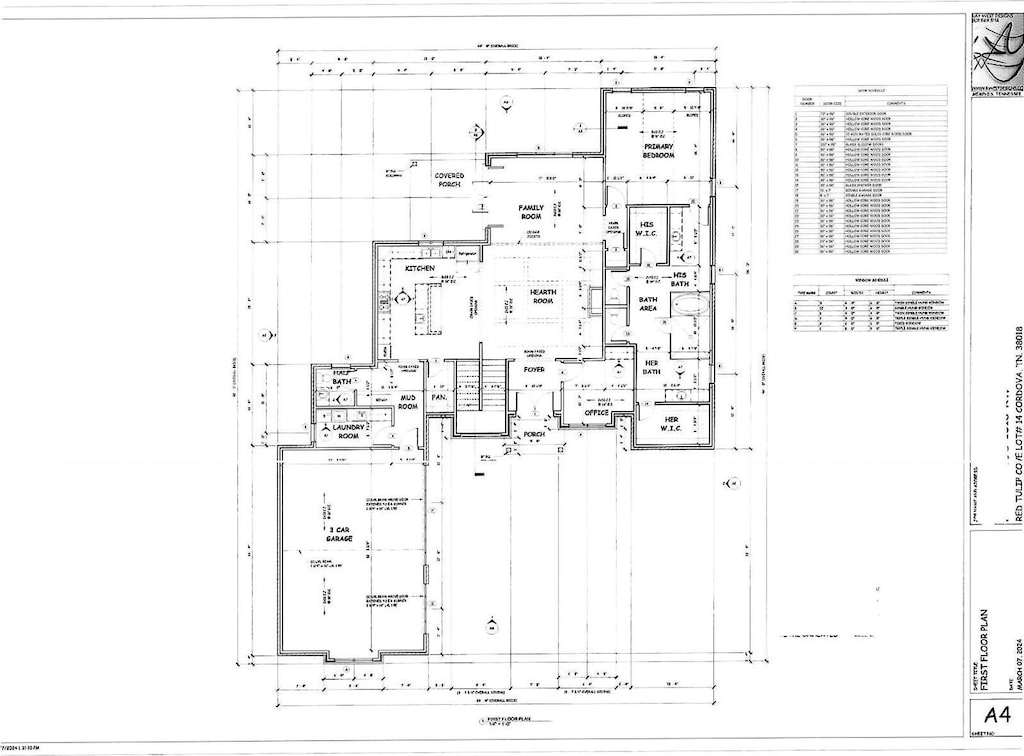 9065 Red Tulip Cv, Memphis, TN 38018 - view of floor plan / room layout