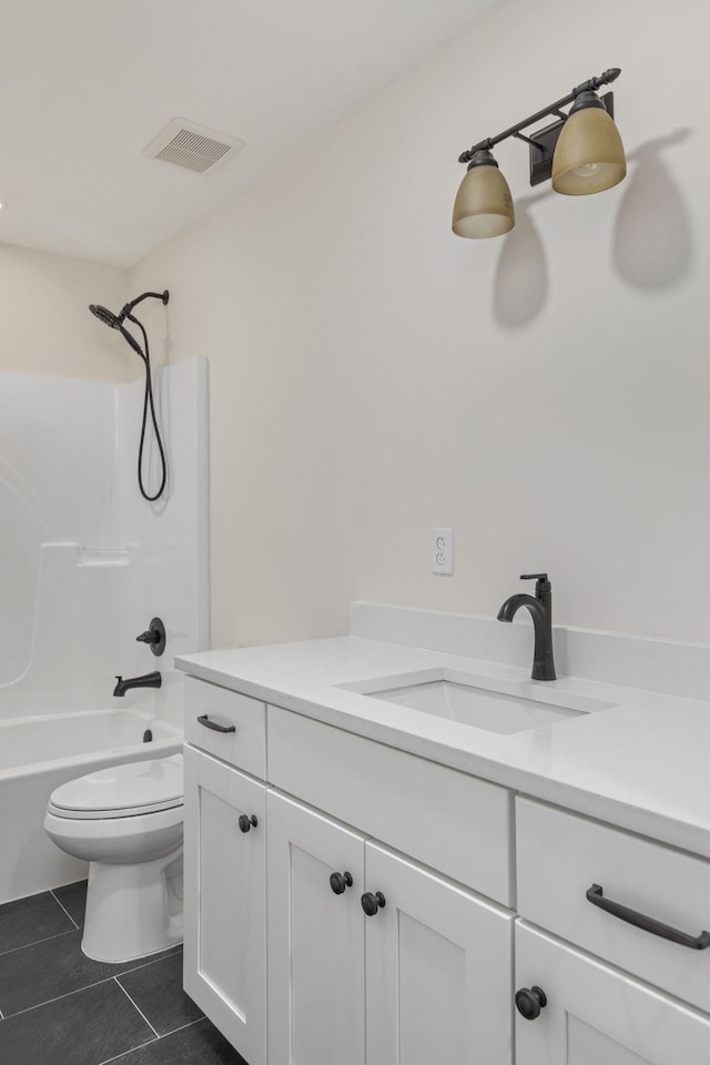 17 County Road 233rd Rd, Corinth, MS 38834 - bathroom with vanity, tile patterned floors, and shower / bath combination