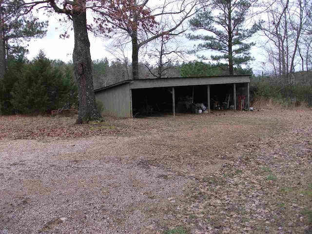 view of shed / structure