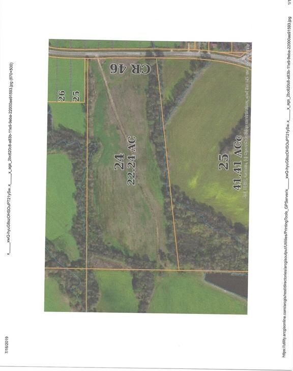 22.24ACRE County Road 46 Road, New Albany MS, 38650 land for sale