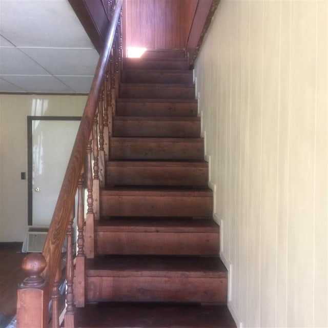 view of stairs