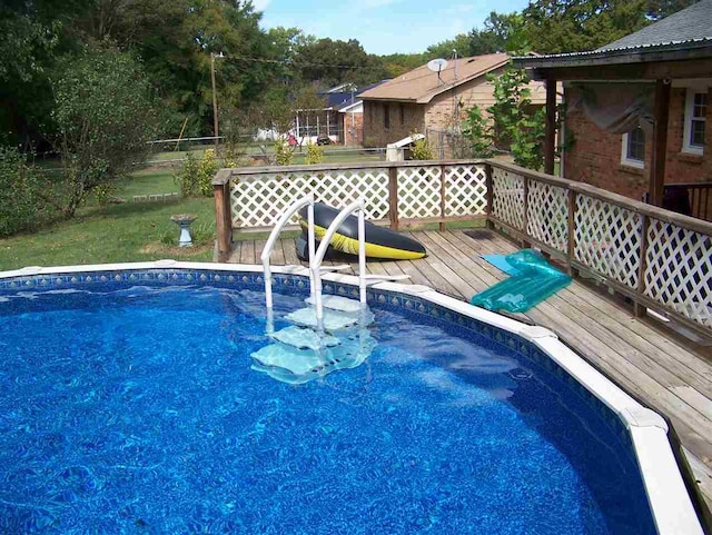 155 Eunice Lane, Savannah, TN 38372 - view of swimming pool with a deck