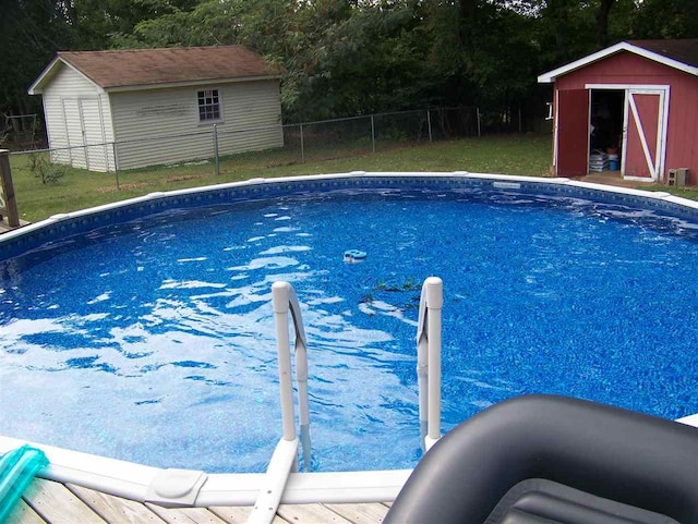 155 Eunice Lane, Savannah, TN 38372 - view of pool featuring an outdoor structure and a lawn
