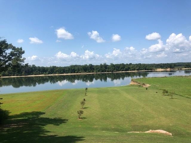 view of property view of water