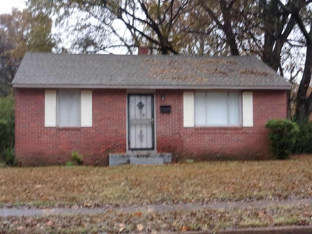 view of ranch-style house