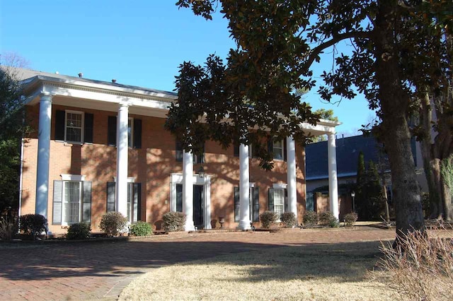 view of greek revival house