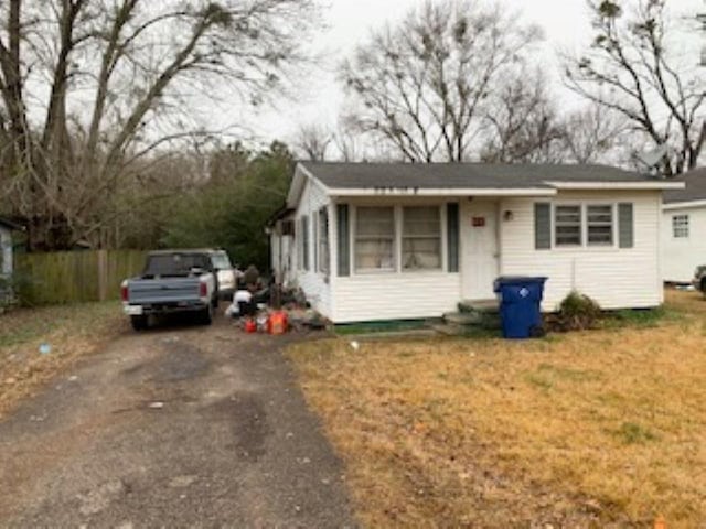 view of front of home