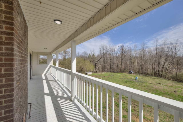 10736 Holly Grove Road, Gilt Edge, TN 38011 - view of balcony