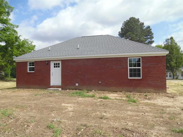 view of back of property