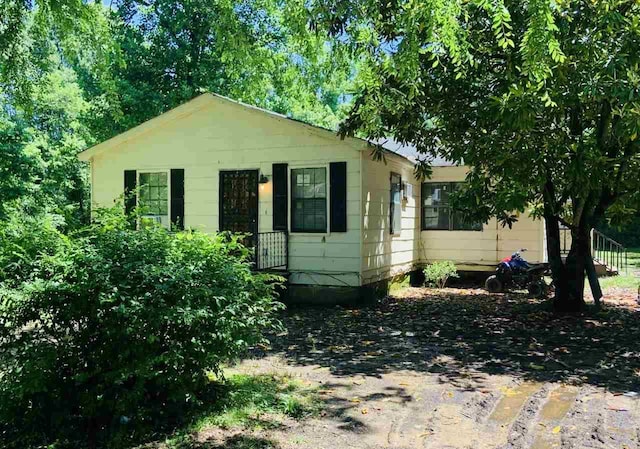 view of front of home