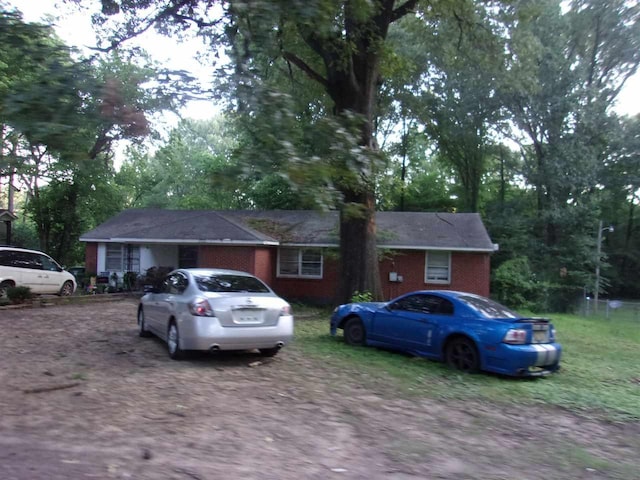 view of ranch-style home