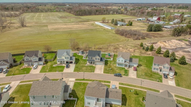4246 Black Cherry Ln, Mason, MI 48854 - aerial view of property and surrounding area featuring nearby suburban area