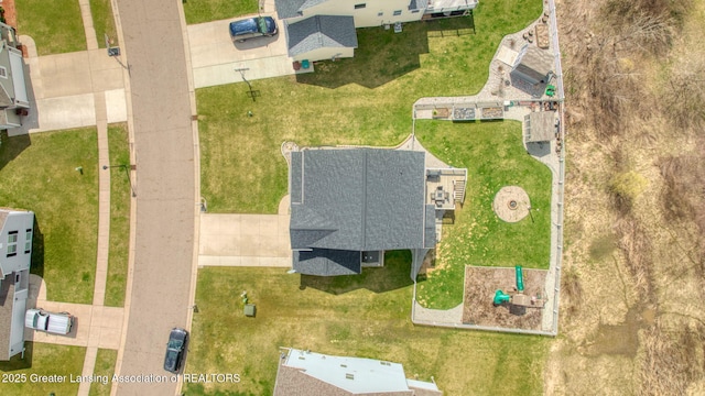 4246 Black Cherry Ln, Mason, MI 48854 - bird's eye view