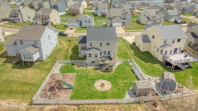 4246 Black Cherry Ln, Mason, MI 48854 - aerial view of residential area