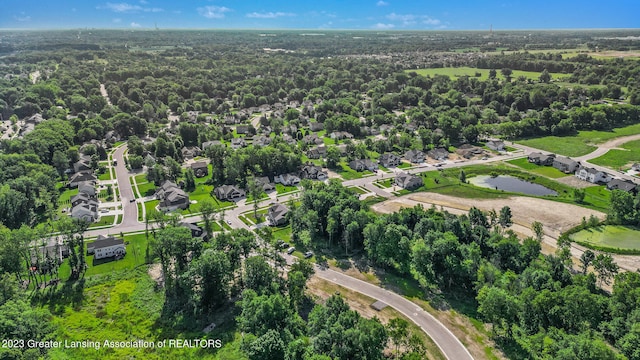 view of drone / aerial view