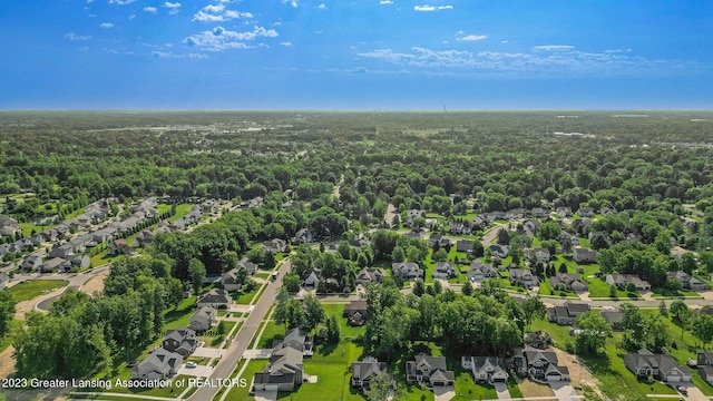 view of aerial view