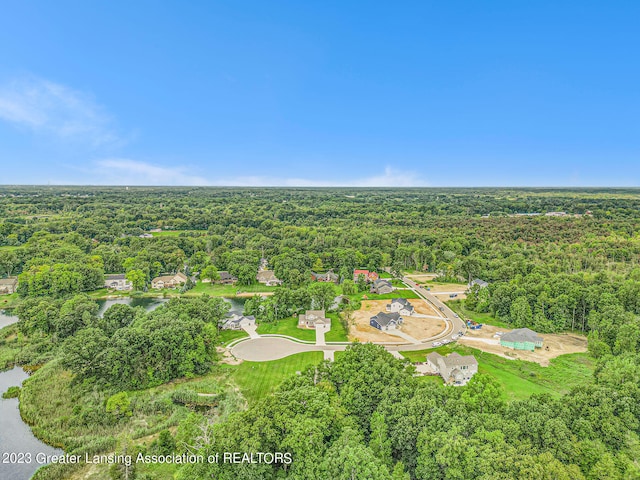 view of drone / aerial view