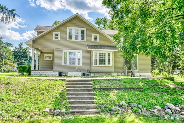 view of rear view of house