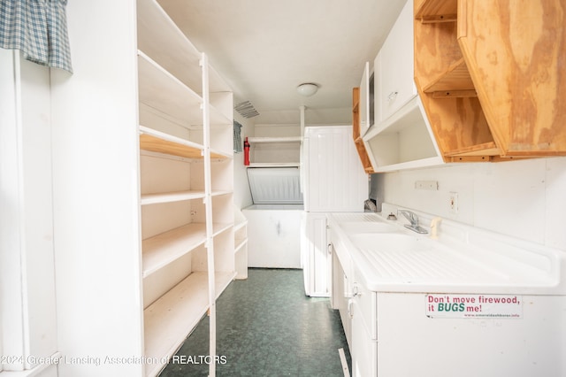 laundry room with sink