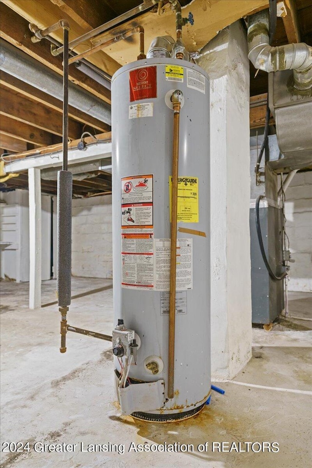 utilities featuring water heater