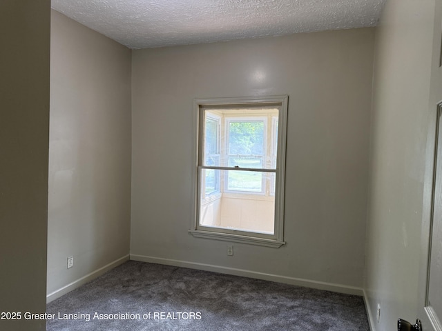 1555 Roosevelt Ave, Lansing, MI 48915 - carpeted empty room with a textured ceiling and baseboards