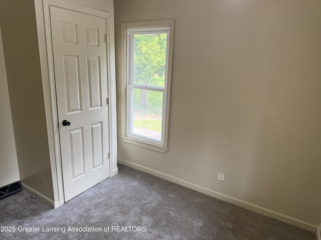 1555 Roosevelt Ave, Lansing, MI 48915 - unfurnished bedroom with multiple windows and carpet flooring