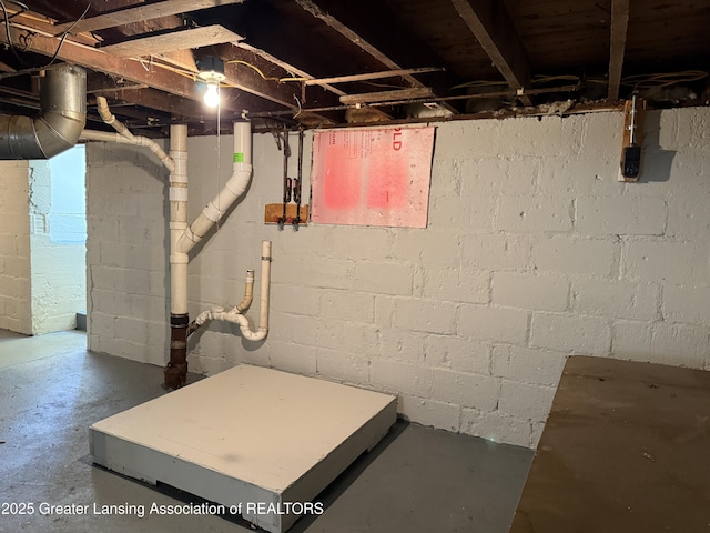 1555 Roosevelt Ave, Lansing, MI 48915 - view of unfinished below grade area