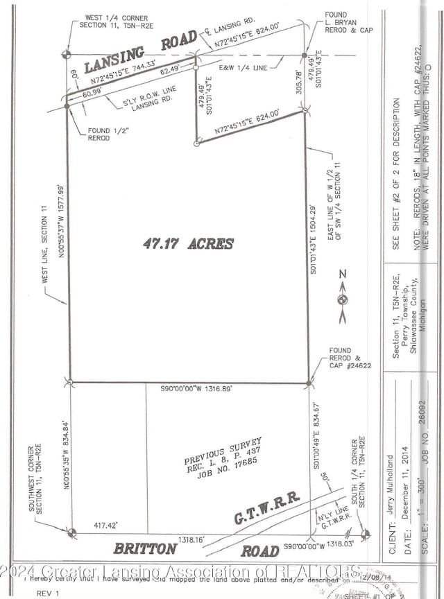 Listing photo 2 for 0 E Lansing Rd, Morrice MI 48857