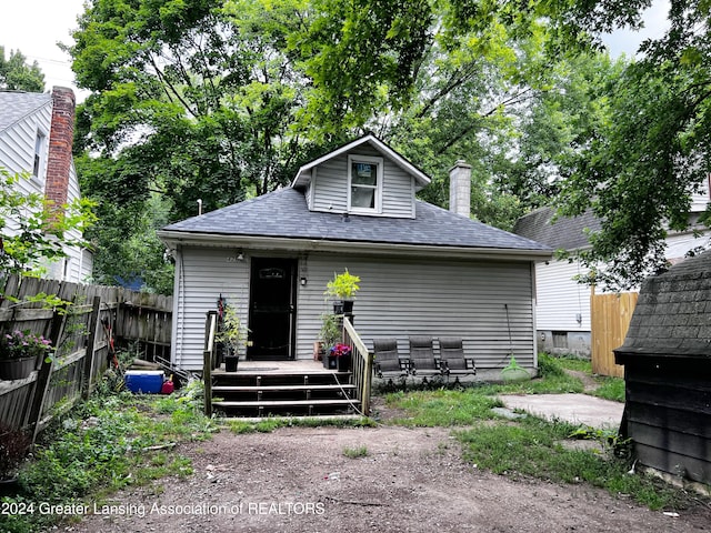 view of rear view of house