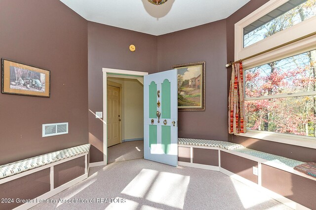 8425 Oakside St, Portage, MI 49002 - entryway featuring carpet flooring and baseboards