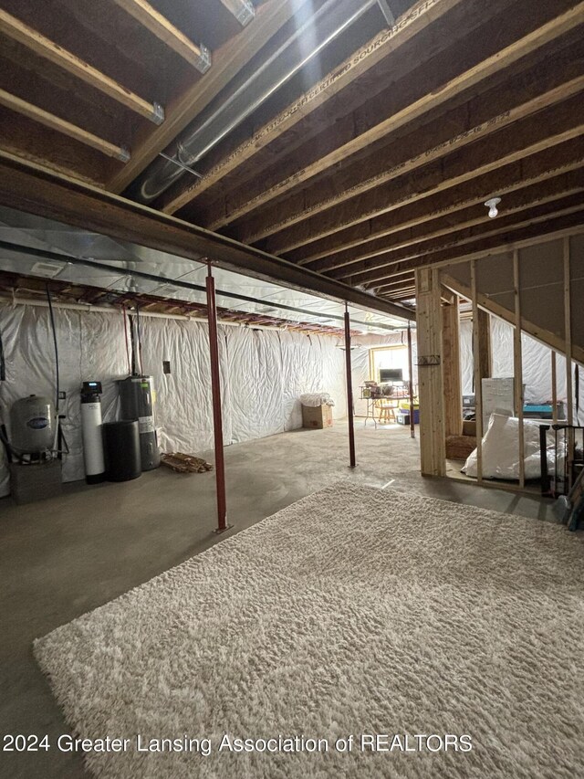 14850 22 1/2 Mile Rd, Marshall, MI 49068 - basement featuring a water softener