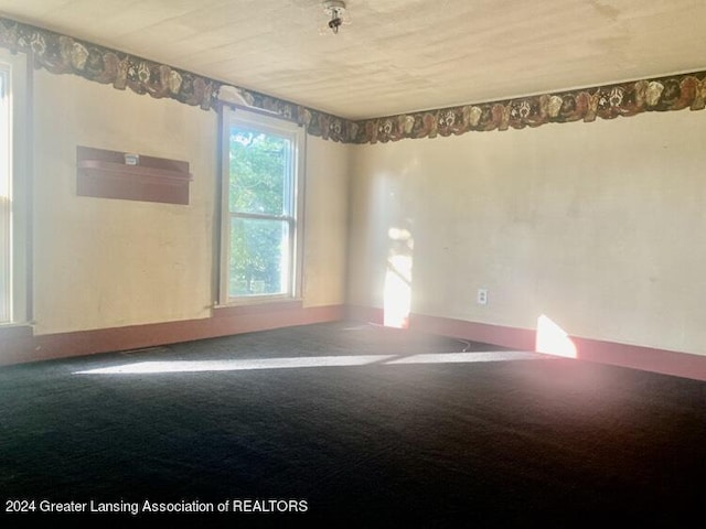 empty room with carpet floors