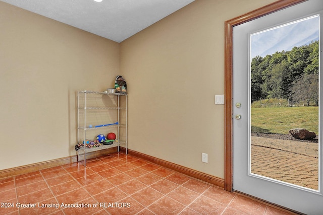 entryway featuring tile patterned floors