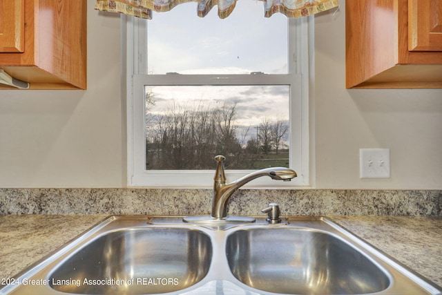 interior details with sink