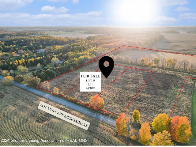 V/L S Edgar Rd, Lot H, Mason MI, 48854 land for sale