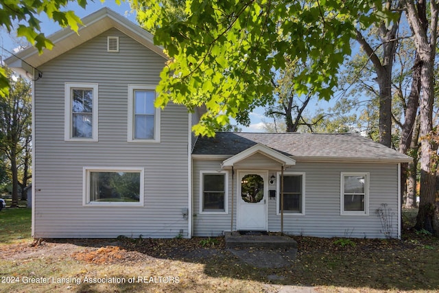 view of front of home