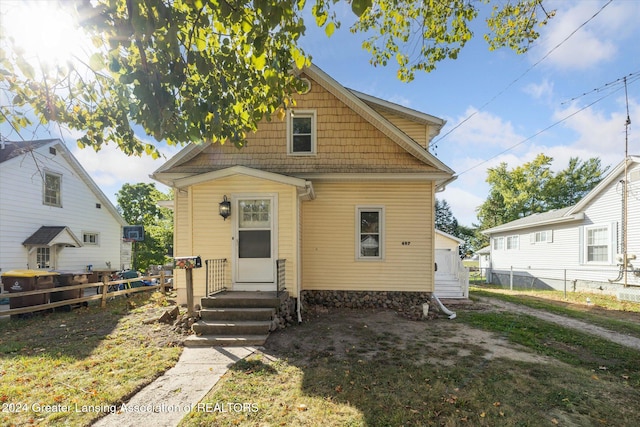 view of bungalow-style house