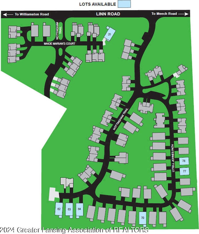 1534 Lytell Johnes Path # 76, Williamston, MI 48895 - map / location