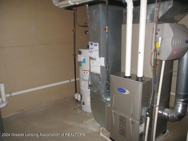 utilities with gas water heater