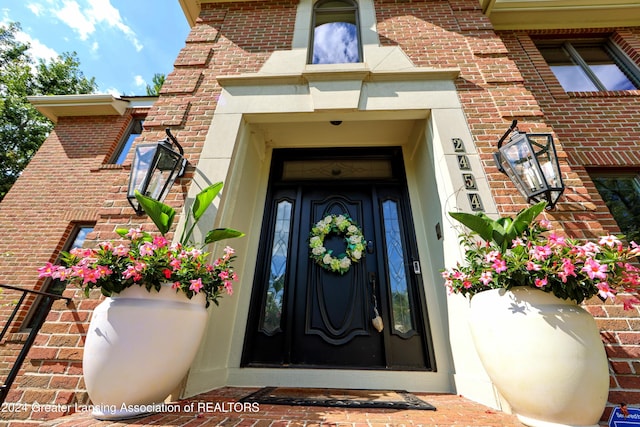 view of entrance to property