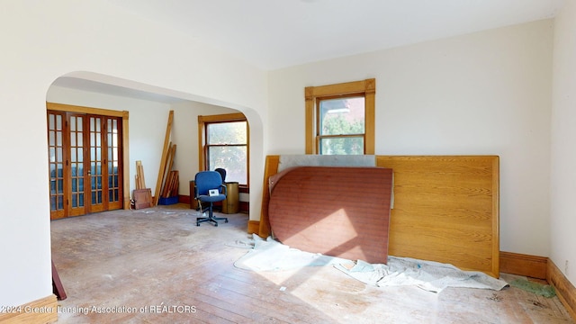 interior space featuring hardwood / wood-style flooring