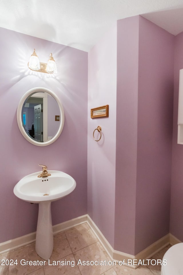 bathroom featuring tile patterned floors