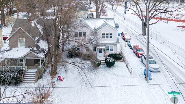 602 N Pennsylvania Ave, Lansing, MI 48912 - view of snowy aerial view