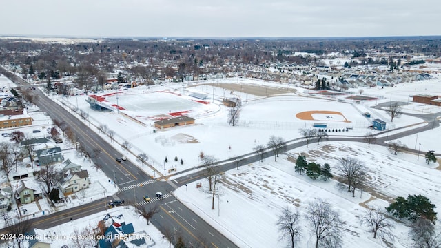 602 N Pennsylvania Ave, Lansing, MI 48912 - view of snowy aerial view
