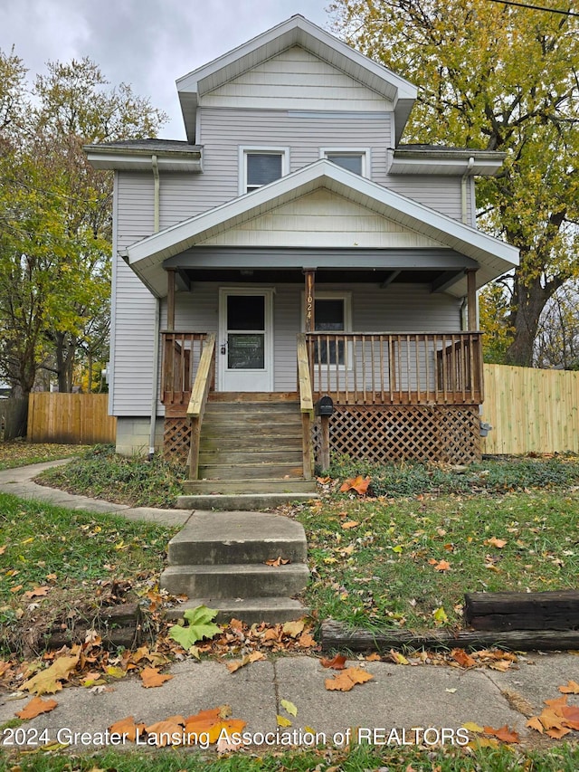 view of front of house